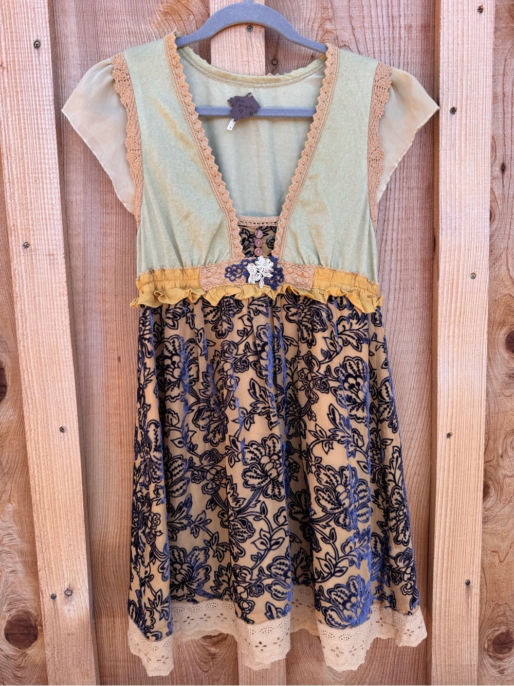 Free People Velvet burnout Dress